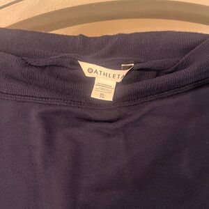 Athleta Deep Blue / Navy boatneck sweatshirt - super soft